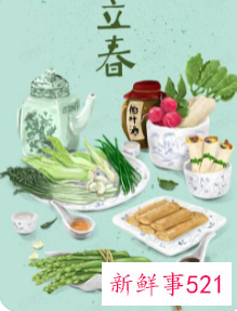 立春吃什么食物两个字