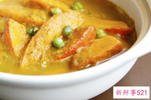 咖喱南瓜煲的做法