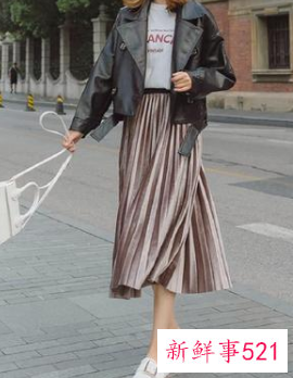 黑色皮衣怎么穿搭好看