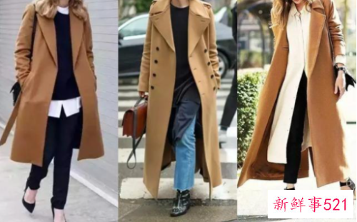 冬天驼色大衣