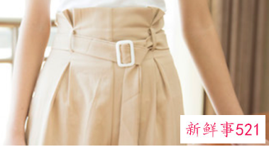 女式双环扣腰带怎么系