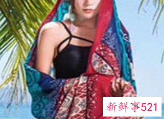 防晒披肩的各种围法图解