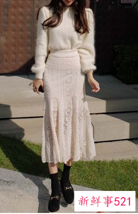 蕾丝裙连衣裙显成熟吗