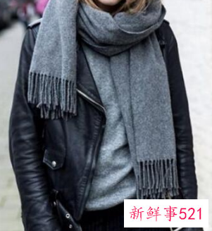秋冬围巾颜色搭配技巧