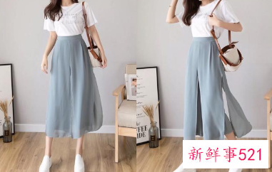 阔腿裤搭配什么平底鞋好看