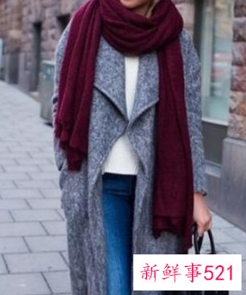 秋冬围巾颜色搭配技巧