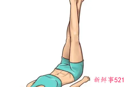 睡前床上瘦腿减肥操