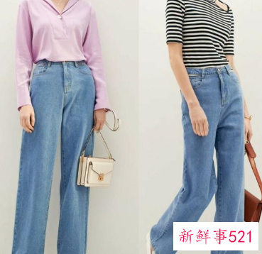 小直筒牛仔裤搭配解说