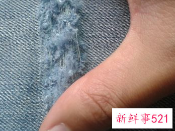 牛仔裤怎么自己做破洞