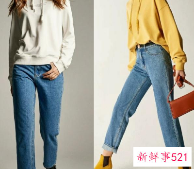 小直筒牛仔裤搭配解说