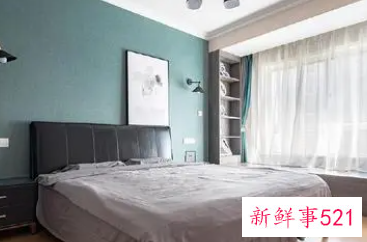 卧室墙布颜色搭配