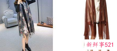 怎样用丝巾做披肩