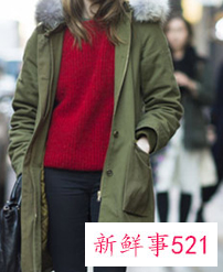 毛领大衣的内搭如何选择