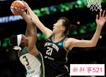 韩旭得分篮板均为全队首位，仍难带动队伍取胜