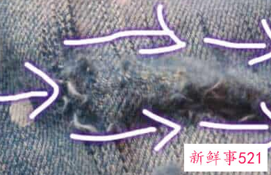 牛仔裤怎么自己做破洞