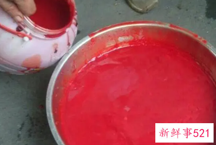 新鲜猪血的制作过程