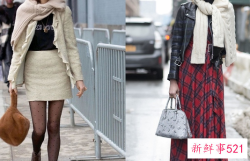 毛衣可以搭围巾吗