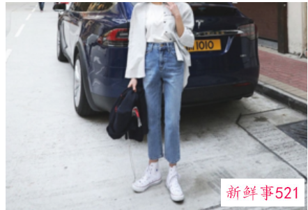 小直筒牛仔裤搭配解说
