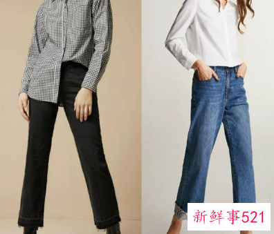 小直筒牛仔裤搭配解说