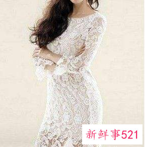 蕾丝裙连衣裙