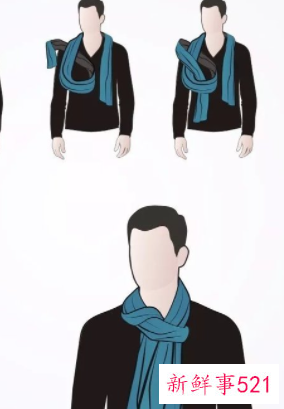 围巾怎么系好看又简单男生