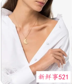 穿衬衫怎么戴项链好看