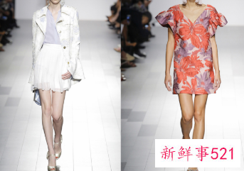 秀场时尚穿搭示范