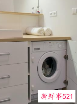 洗手间放洗衣机装修