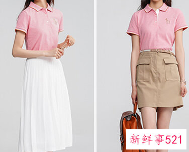 polo衫配什么裙子好看