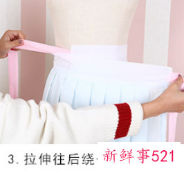 汉服男一片式下裙怎么穿