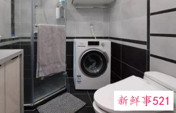 洗手间放洗衣机装修