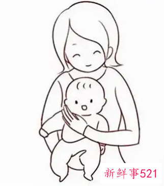 六个月宝宝抱着往后仰