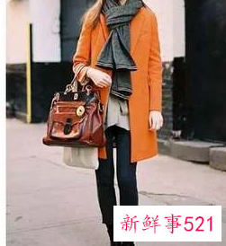 冬天围巾的漂亮围法