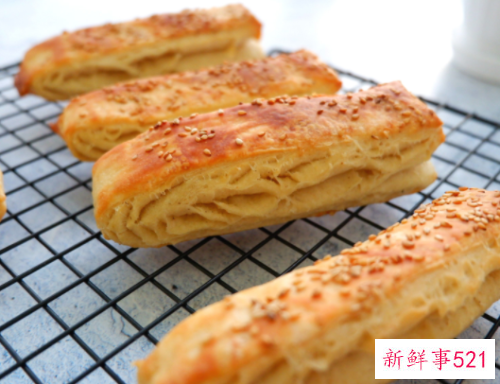 椒盐口味儿香香脆脆的千层饼