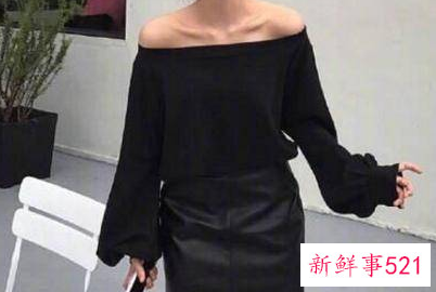 一字裙搭配什么上衣好看