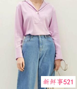 小直筒牛仔裤搭配什么上衣