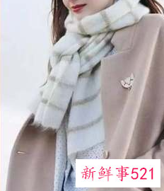 冬天围巾的漂亮围法