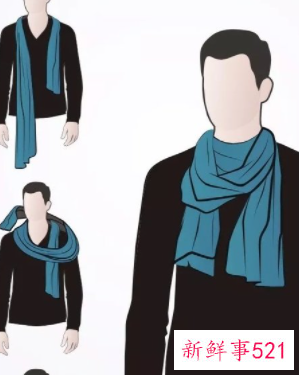 围巾怎么系好看又简单男生