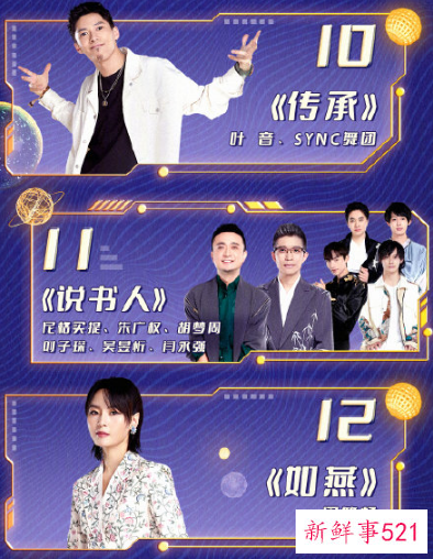 2022央视网络春晚完整阵容