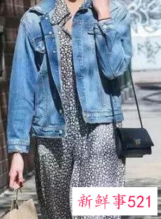 浅蓝牛仔外套搭配