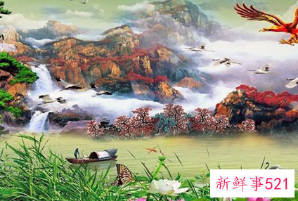 客厅什么样的背景图招财