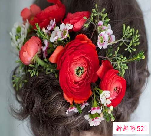 好看的新娘花朵头饰有哪些