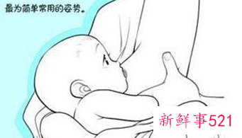 抱娃吃奶的正确姿势