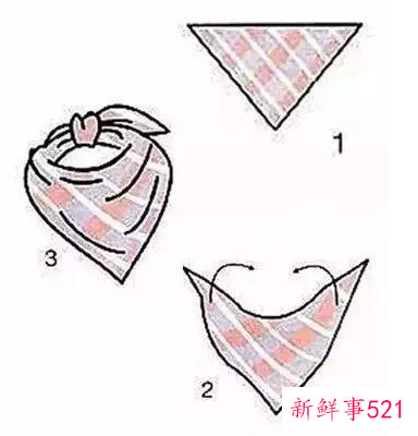 小丝巾简单的系法