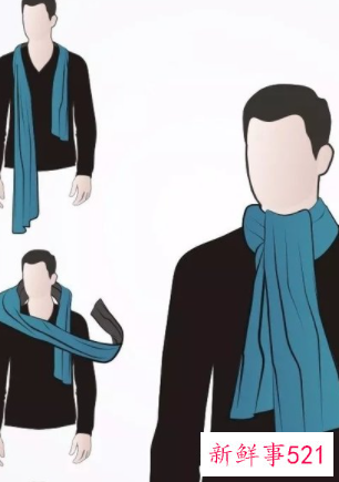 围巾怎么系好看又简单男生