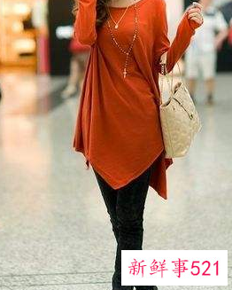 橙色的上衣怎么搭配