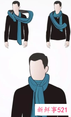 围巾怎么系好看又简单男生
