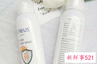 最好用的十大防晒喷雾