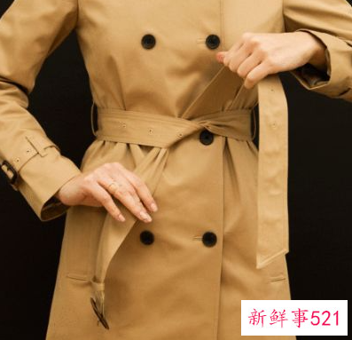 大衣腰带怎么系好看