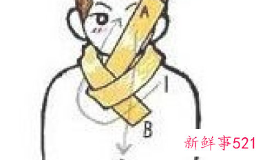 围巾怎么系好看又简单男生